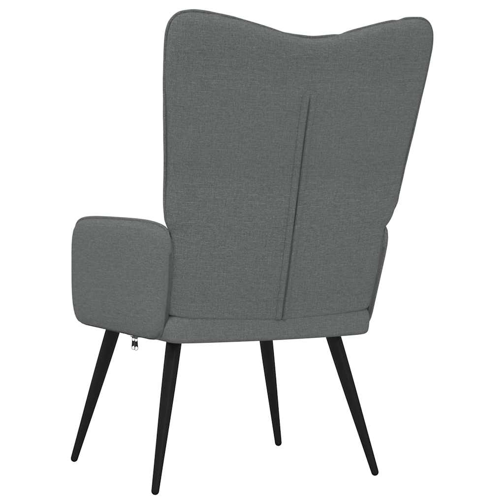 lænestol stof mørkegrå