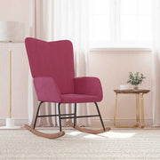 gyngestol fløjl vinrød