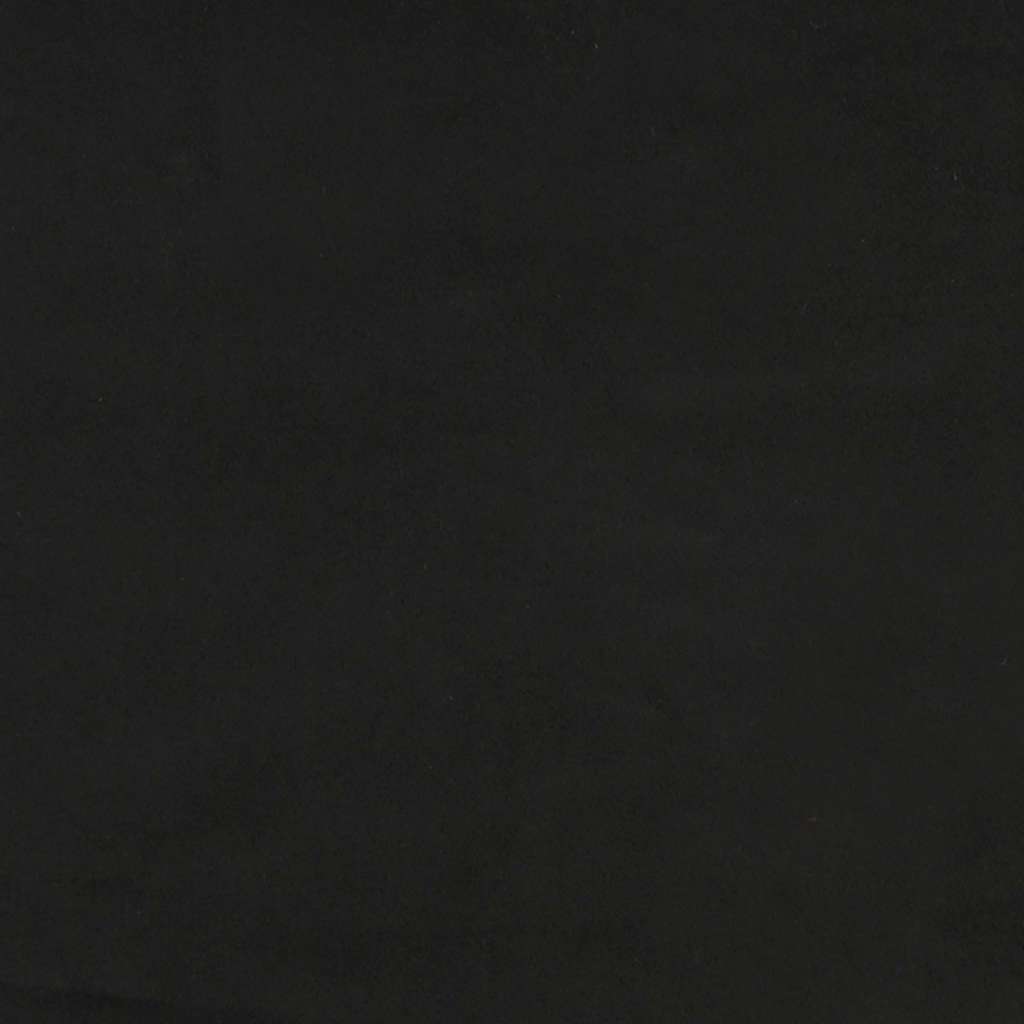 gyngestol med fodskammel fløjl sort