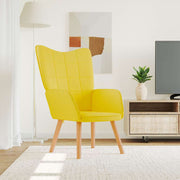 lænestol stof sennepsgul