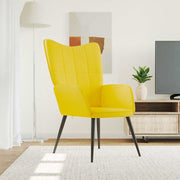 lænestol stof sennepsgul