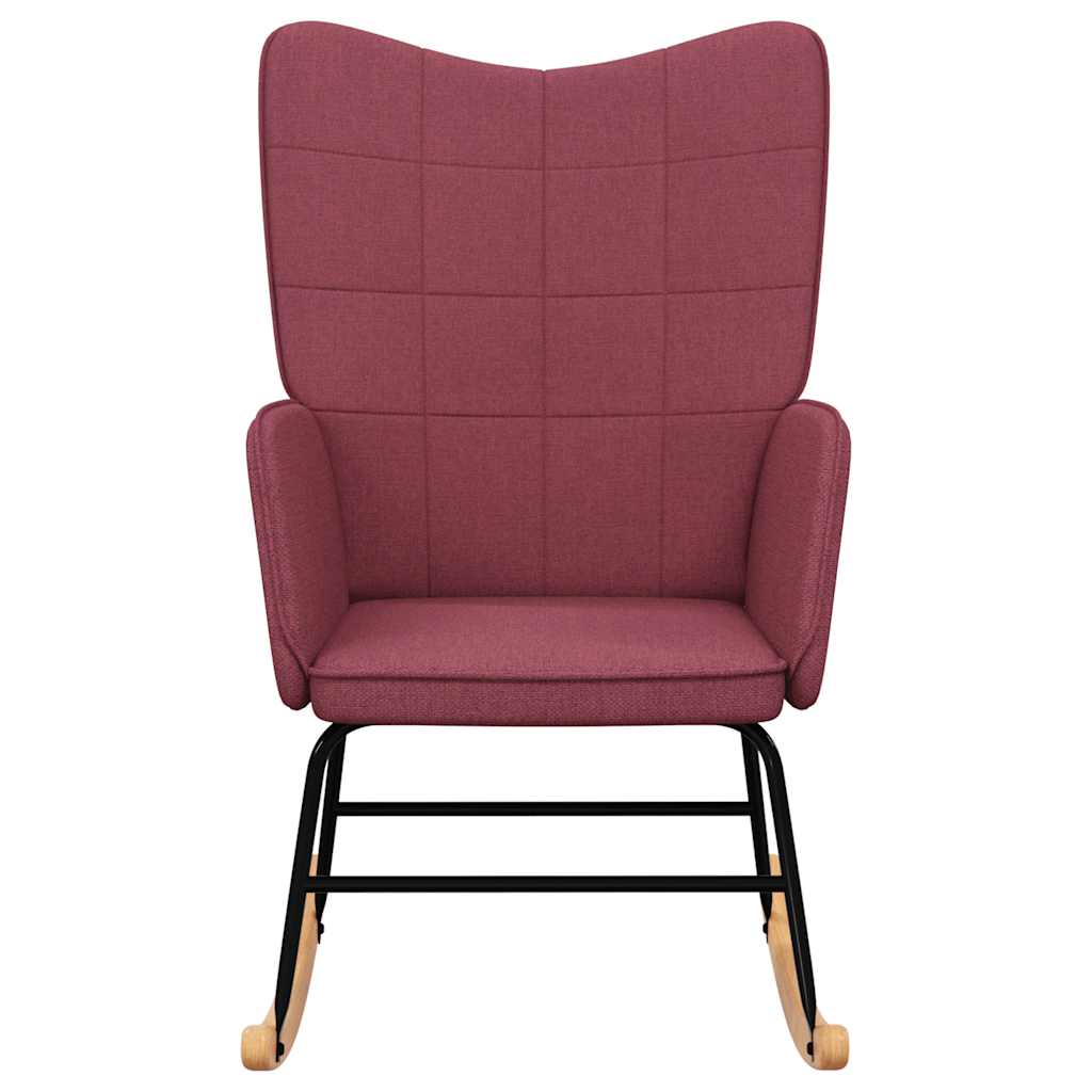 gyngestol stof vinrød