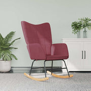 gyngestol stof vinrød