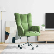 lænestol fløjl lysegrøn