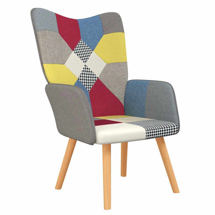 lænestol stof patchwork