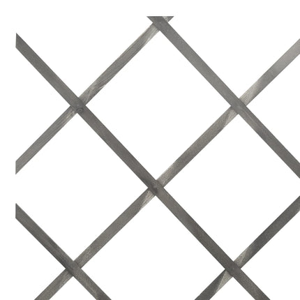 espalierhegn 5 stk. 180x60 cm massivt fyrretræ grå