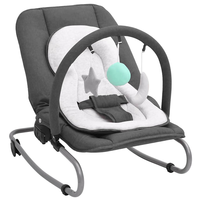 skråstol til baby stål antracitgrå
