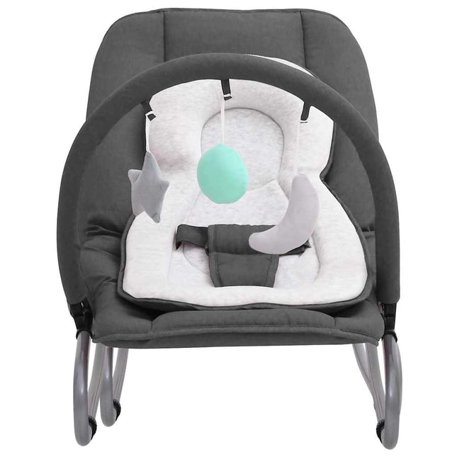 skråstol til baby stål antracitgrå
