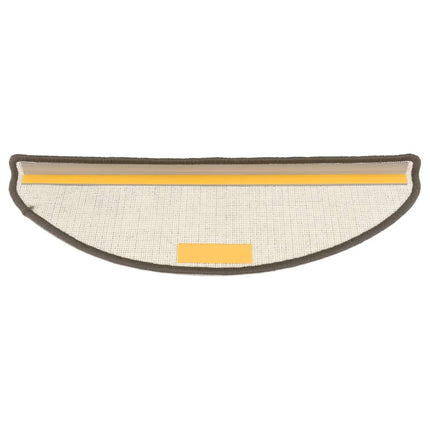 trappemåtter 15 stk. 65x21x4 cm grå halvrunde store