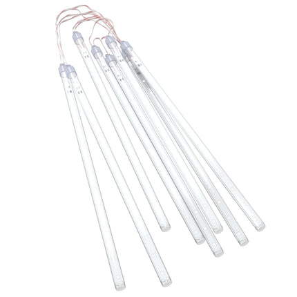 meteorlys 8 stk. 30 cm 192 LED'er indendørs/udendørs kold hvid