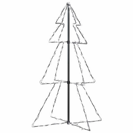 lysende juletræ 78x120 cm 160 LED'er indendørs/udendørs