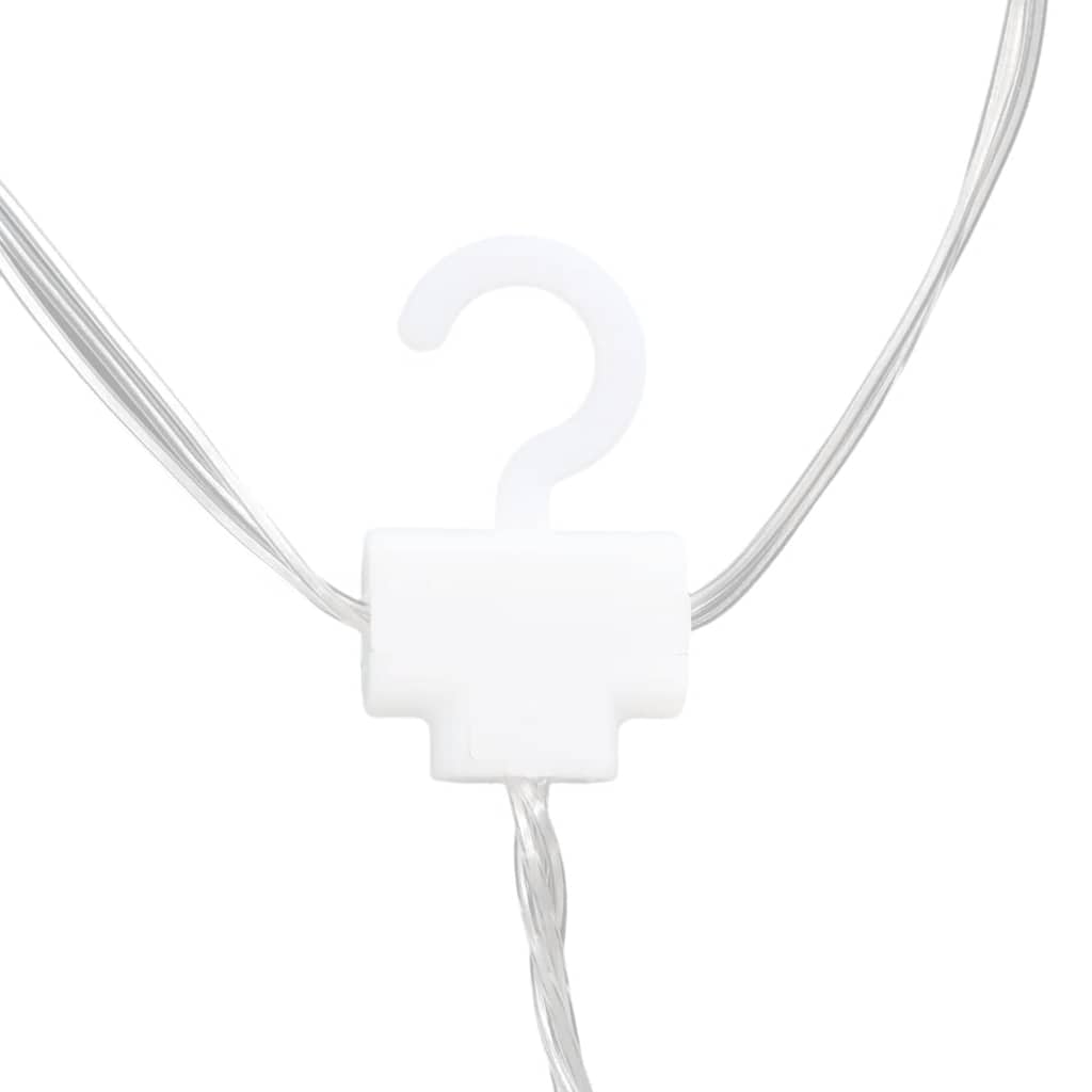 fairy lights-lyskæder stjerne og måne 138 LED'er varm hvid