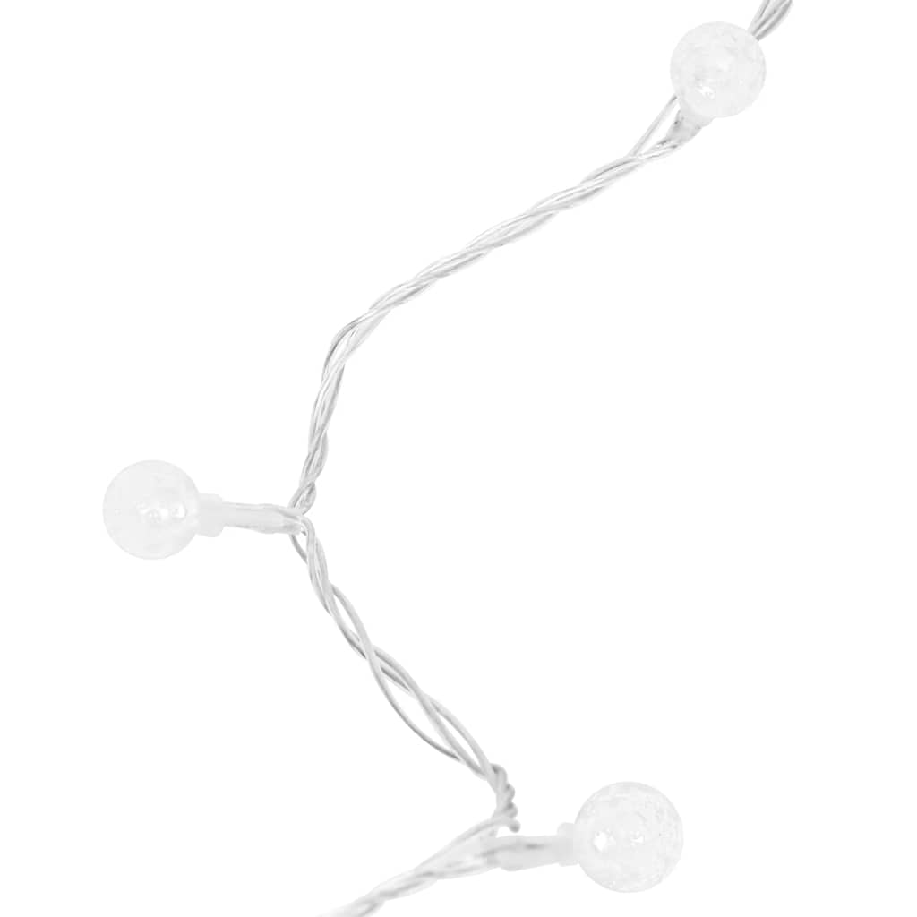 fairy lights-lyskæder 20 m 200 LED'er 8 funktioner kold hvid