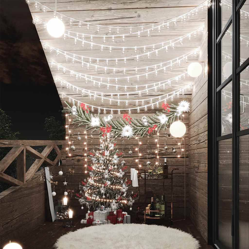Fairy Lights-Lyskæder 200 Led'er 8 Funktioner - Kold hvid / 40 m