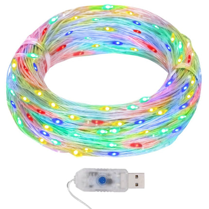 fairylights-lyskæde 40 m 400 LED'er 8 funktioner flerfarvet