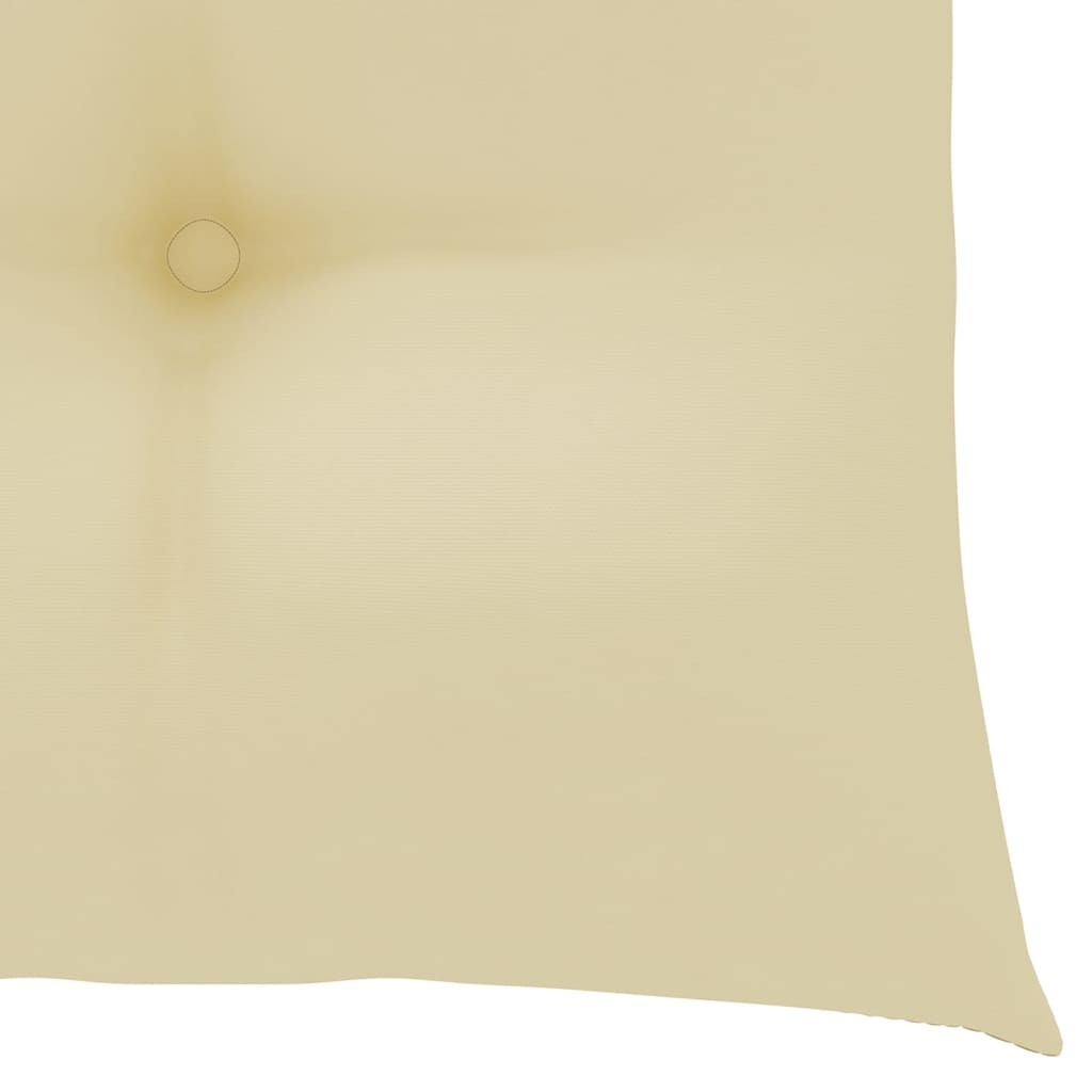 foldbare havestole 8 stk. med hynder massivt teaktræ