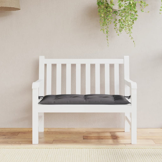 hynde til havebænk 110x50x7 cm oxfordstof antracitgrå