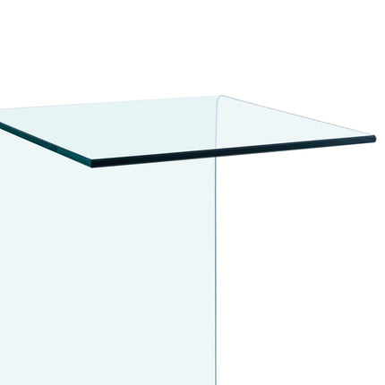 sidebord 40x40x60 cm hærdet glas