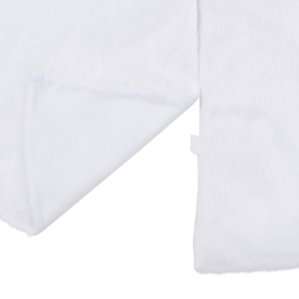 juletræsnederdel hvid 90 cm kunstpels