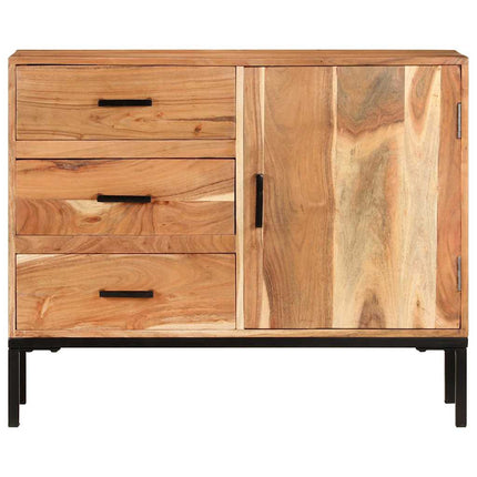 skænk 88x30x73 cm massivt akacietræ
