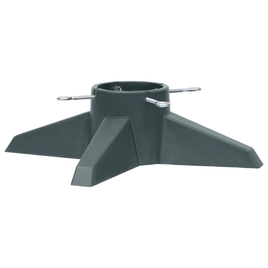 juletræsfod 55,5x55,5x15 cm grøn