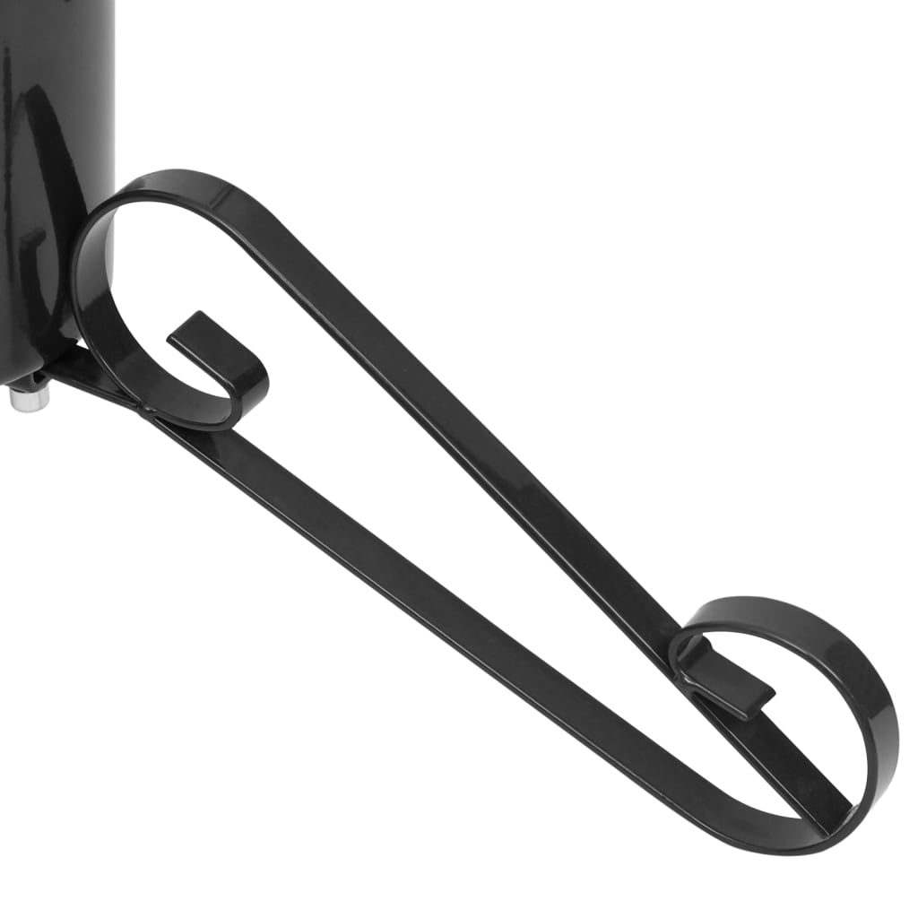 juletræsfod 58x58x21 cm sort