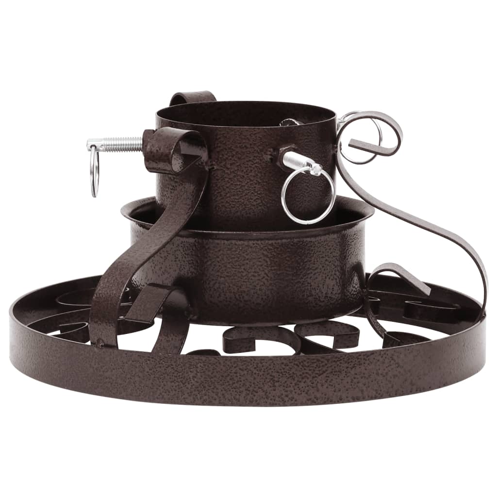 juletræsfod 29x29x15,5 cm antik kobberfarve