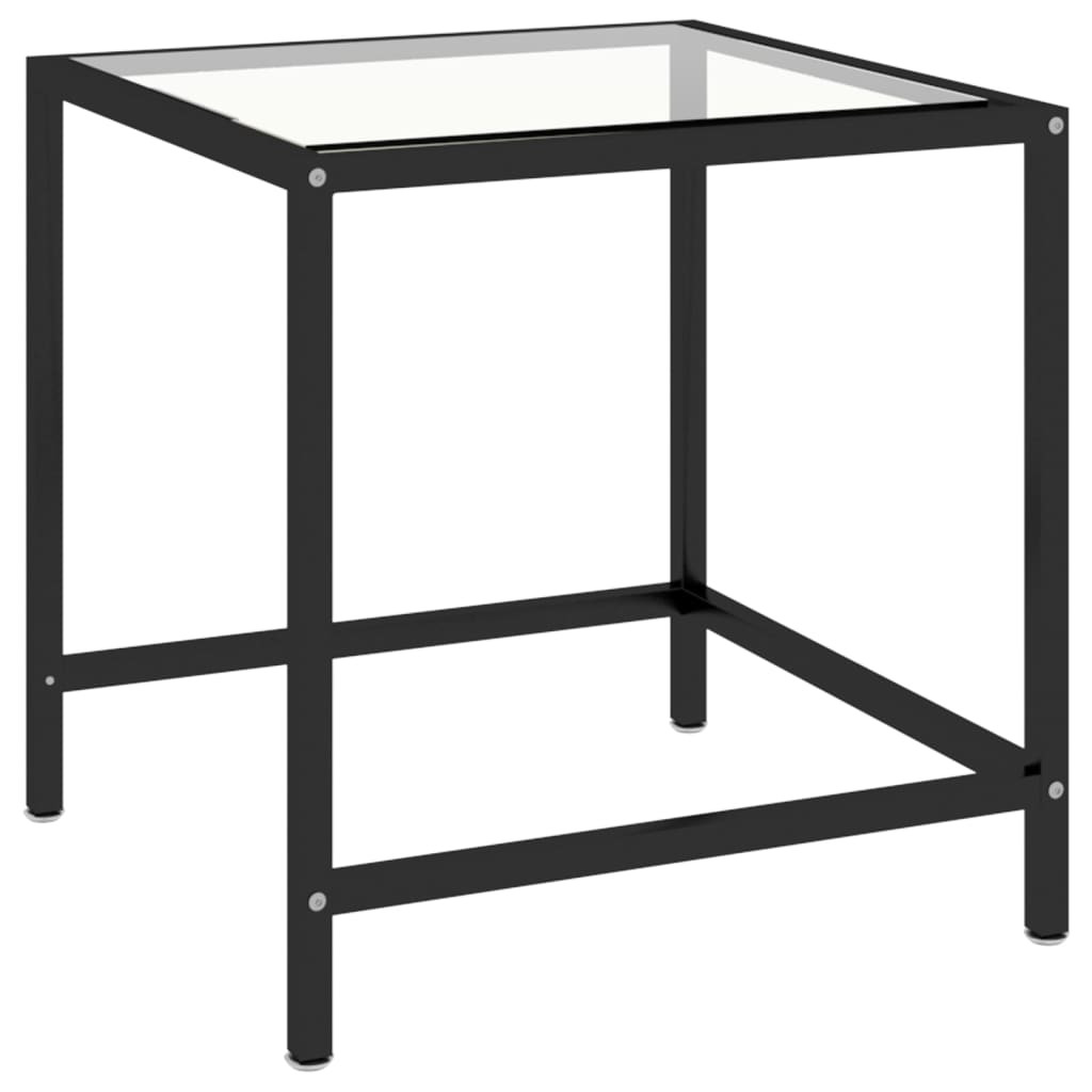stueborde 2 stk. hærdet glas sort