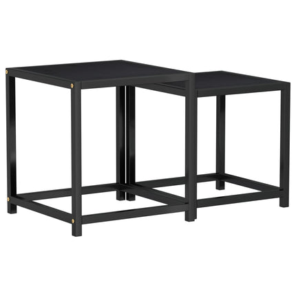 sideborde 2 stk. MDF sort