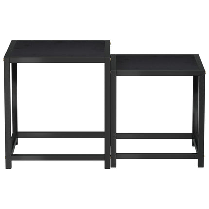 sideborde 2 stk. MDF sort