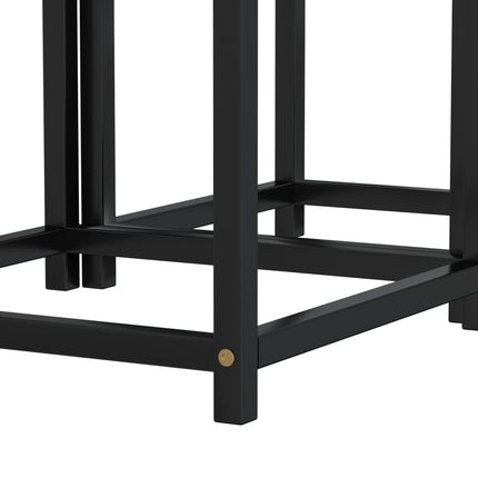 sideborde 2 stk. MDF sort