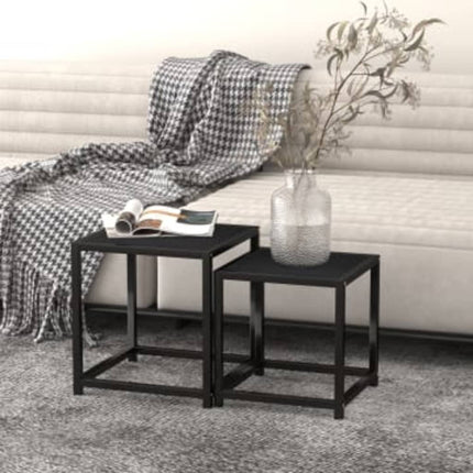 sideborde 2 stk. MDF sort