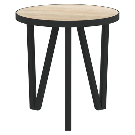 sidebord Ø35 cm MDF sonoma-eg