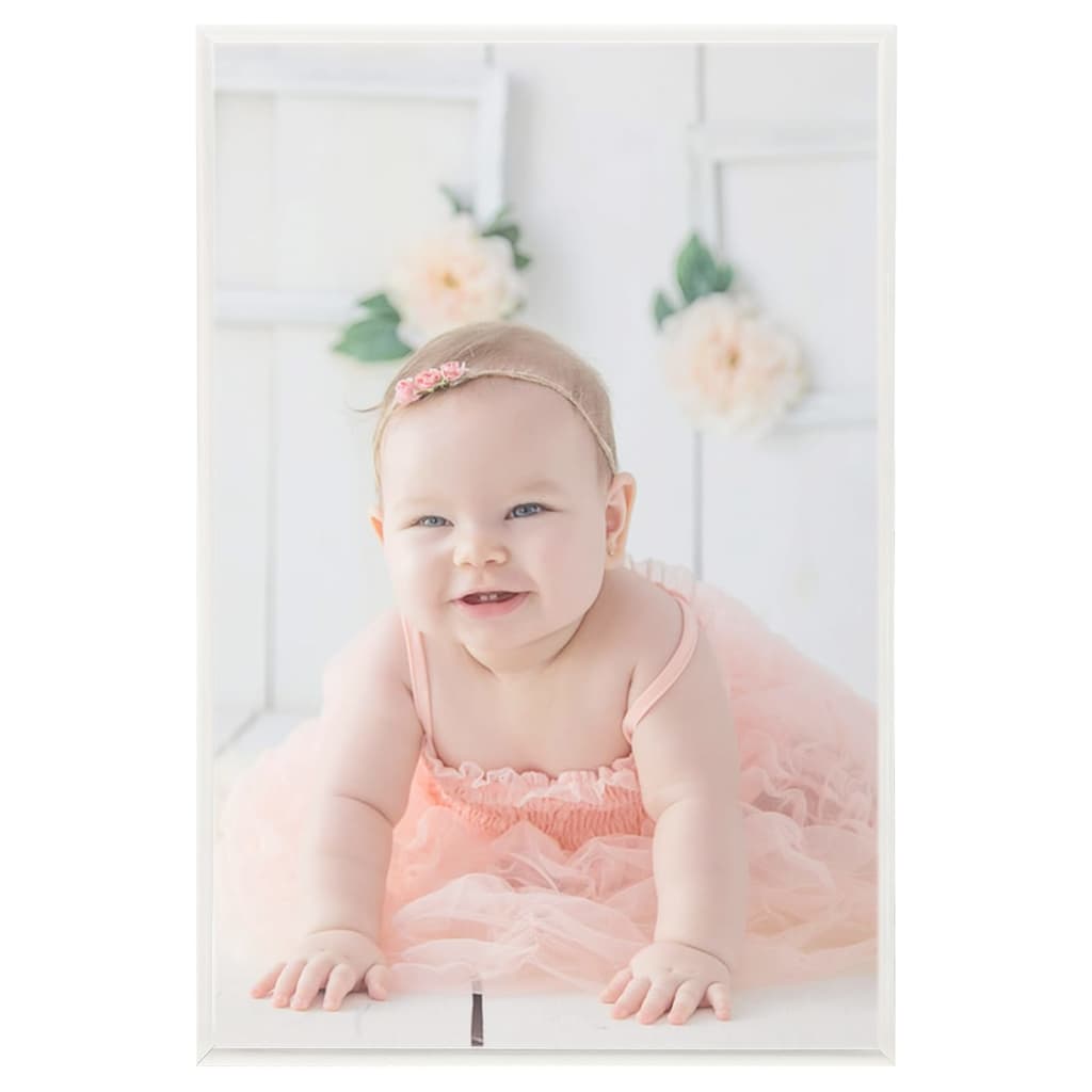 billedrammer 3 stk. til væg eller bord 70x90 cm MDF sølvfarvet