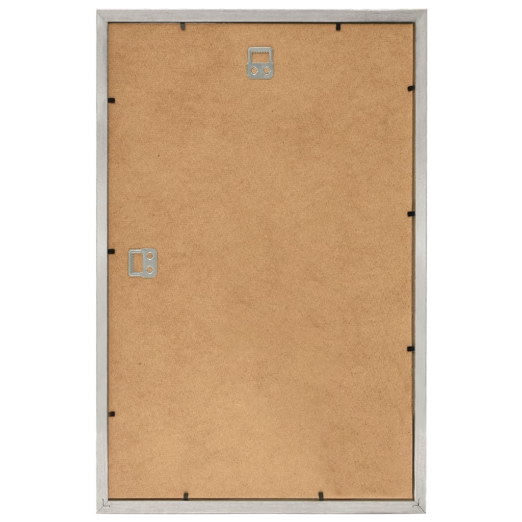 billedrammer 5 stk. til væg 70x90 cm MDF sølvfarvet