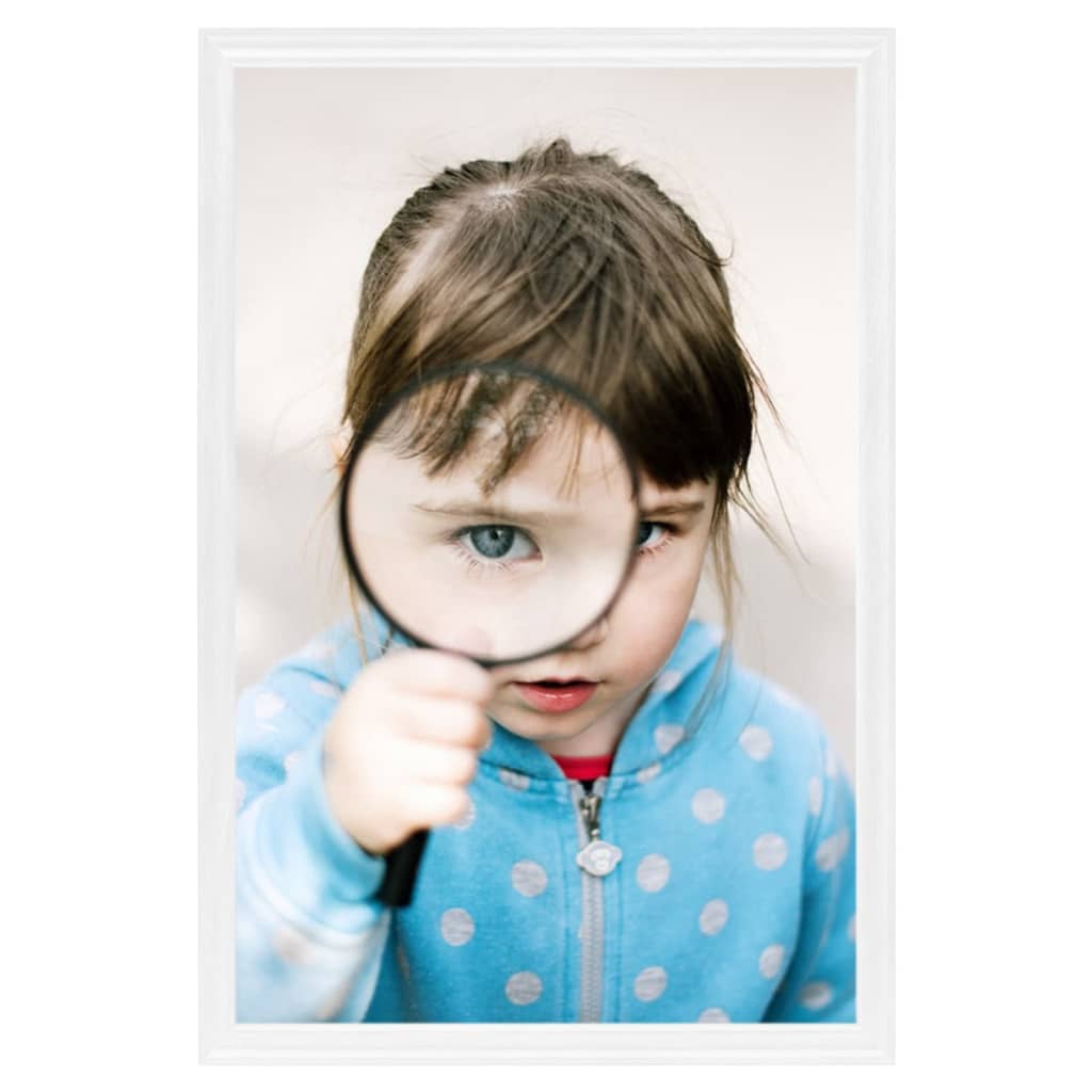 billedrammer 3 stk. til bord 21x29,7 cm MDF hvid