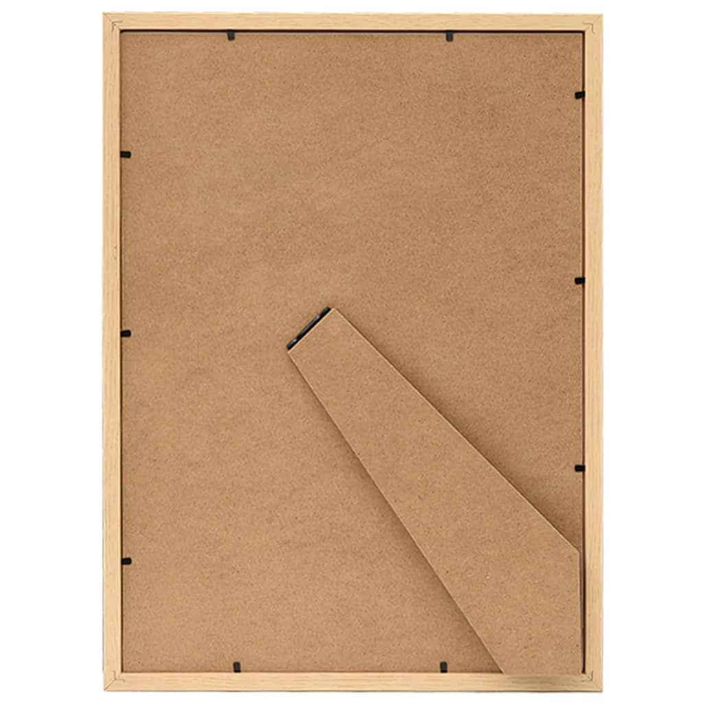 billedrammer 5 stk. til bord 13x18 cm lys egetræ
