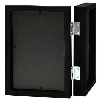 folderamme til 2 billeder 2x(13x18 cm) sort