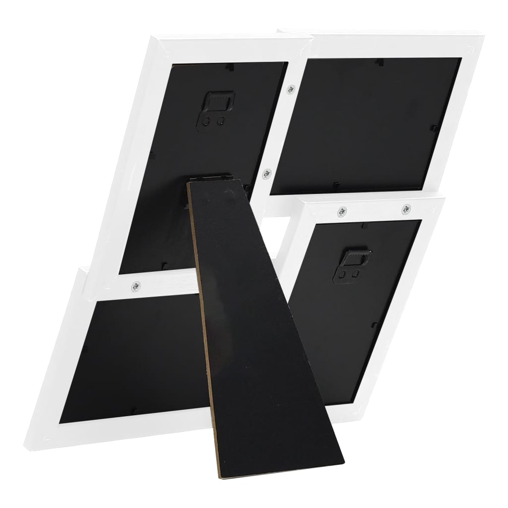 billedramme til 4x(10x15 cm) billeder MDF hvid