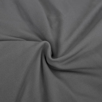 elastisk 3-personers sofabetræk polyesterjersey antracitgrå