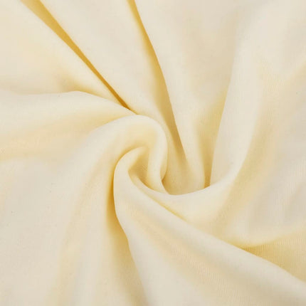 elastisk sofabetræk polyesterjersey cremefarvet