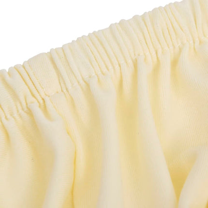 elastisk sofabetræk polyesterjersey cremefarvet