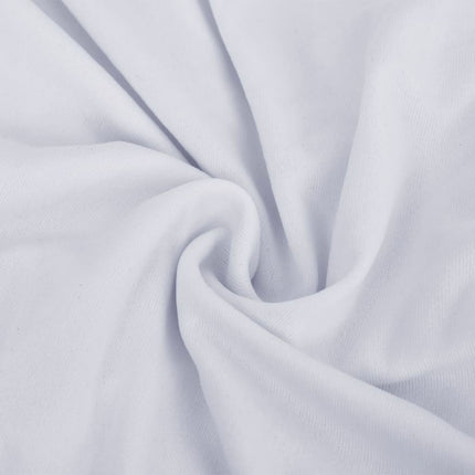 elastisk sofabetræk polyesterjersey hvid