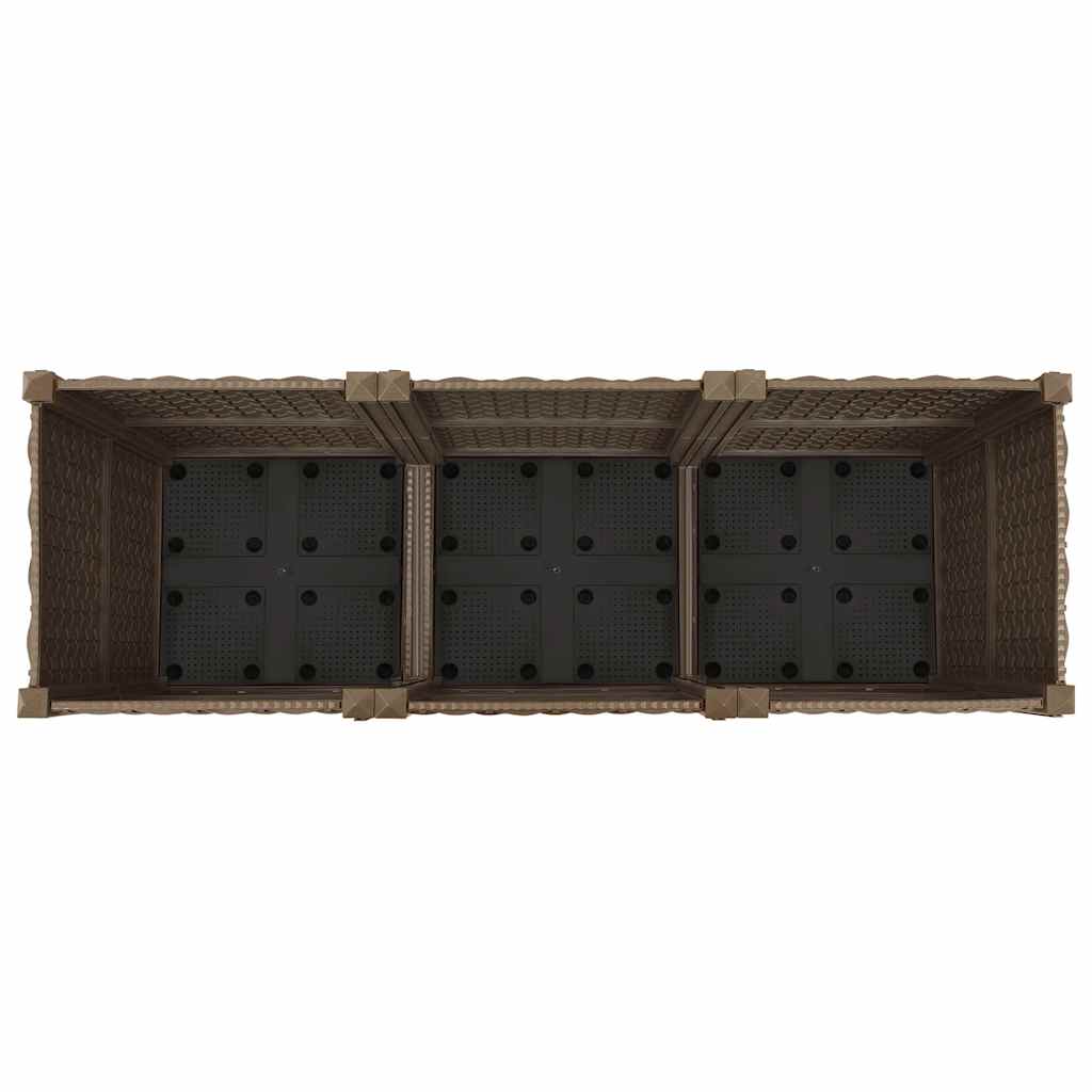 højbed 120x40x38 cm polypropylen