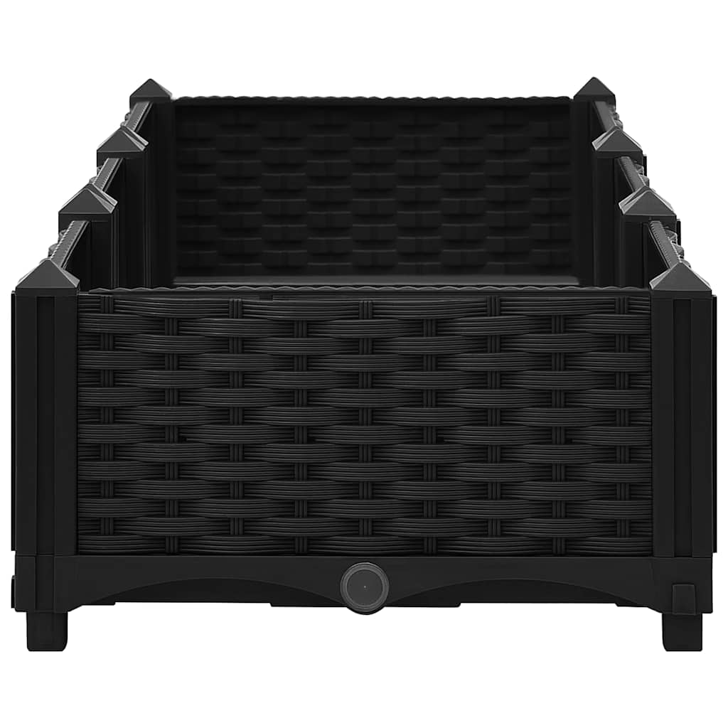 højbed 120x40x23 cm polypropylen