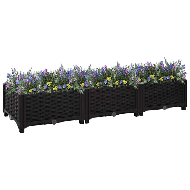 højbed 120x40x23 cm polypropylen