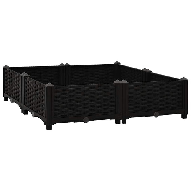 højbed 80x80x23 cm polypropylen
