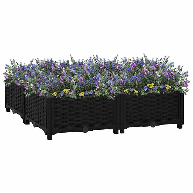 højbed 80x80x23 cm polypropylen