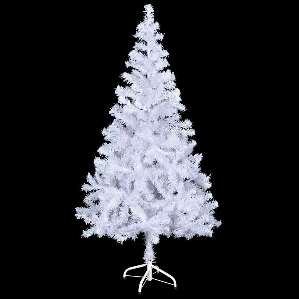 kunstigt juletræ med lys og kuglesæt 120 cm 230 grene