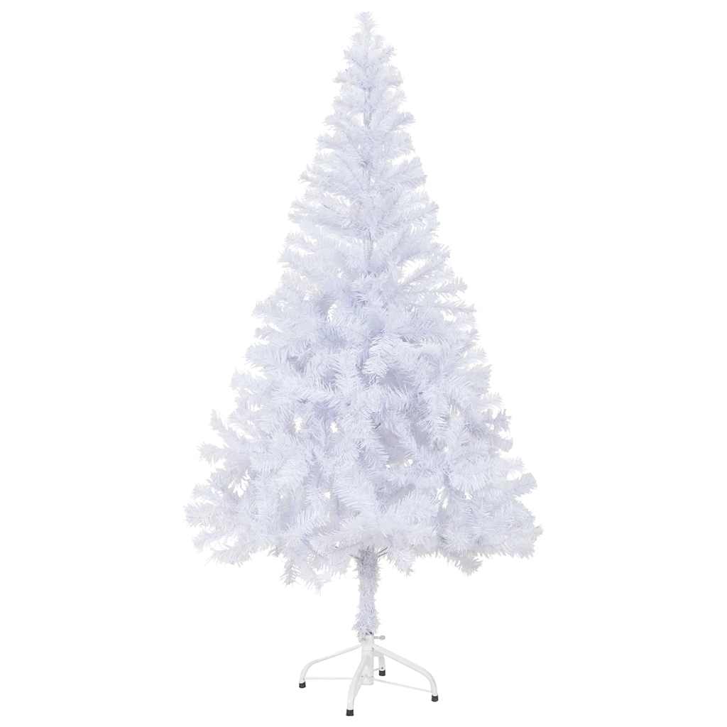 kunstigt juletræ med lys og kuglesæt 120 cm 230 grene